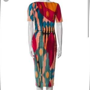 ETRO Viscose Colorful Patterned Women's Dress Size 40